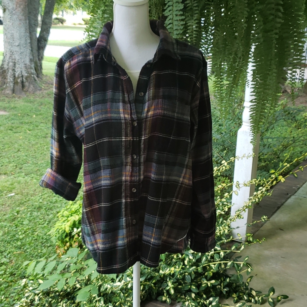 American Eagle boyfriend fit flannel